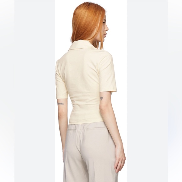 Anne Isabella off white cotton polo - Picture 5 of 7